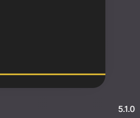 Dash. version bottom right